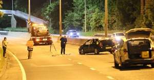 Police Chase Car 35 Miles