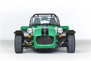 Caterham flying flag for UK