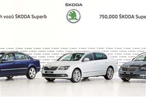 Skoda Superb hits 750k units