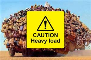 20 overloaded vehicles