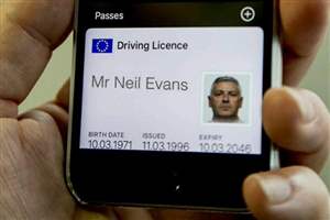 Smartphone Driving licence