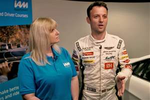 F1 racer in new safety vid