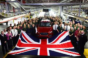 JLR flies flag for UK