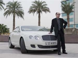 James Bond in Bentley