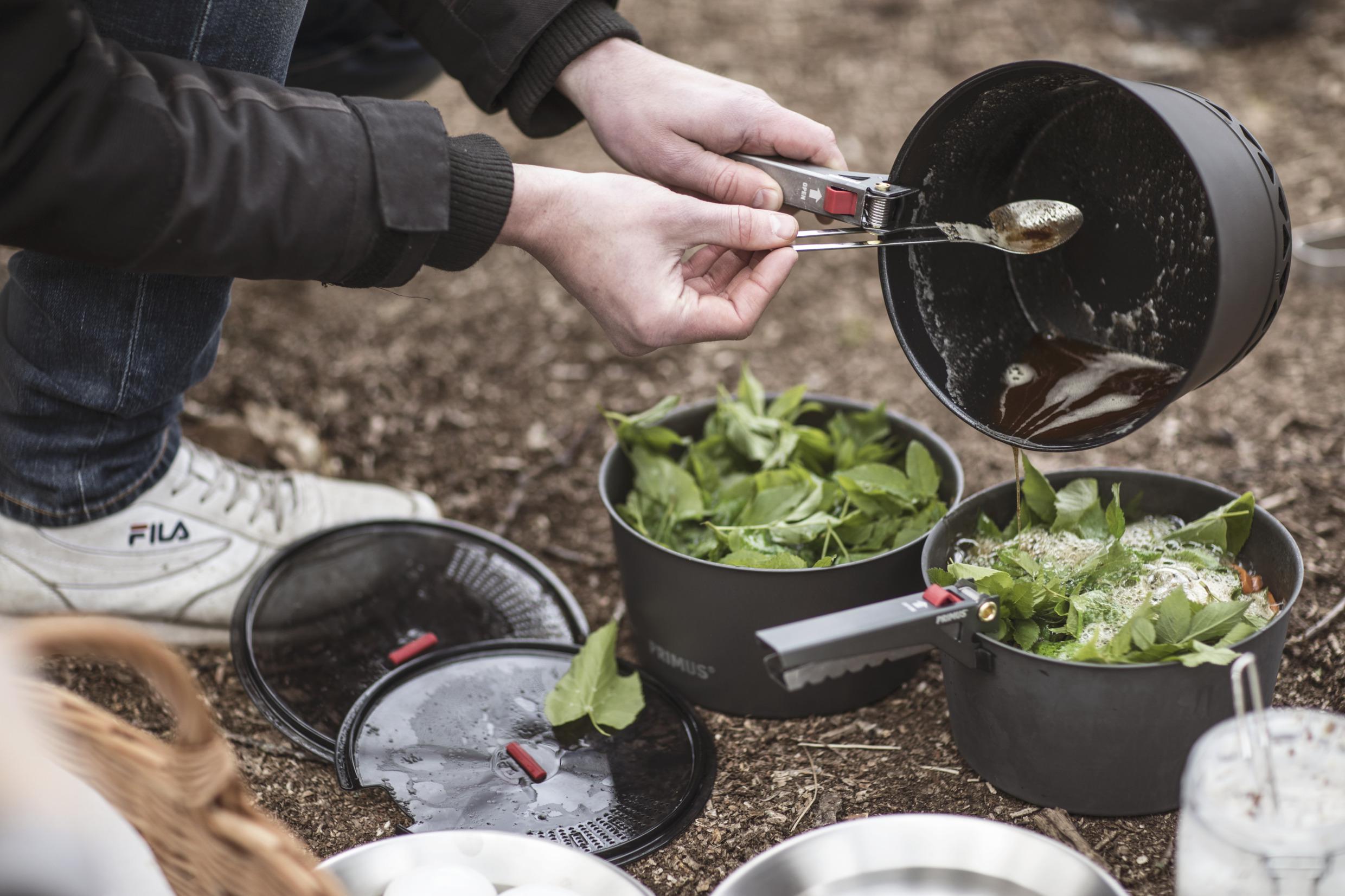 Cooking in the forest