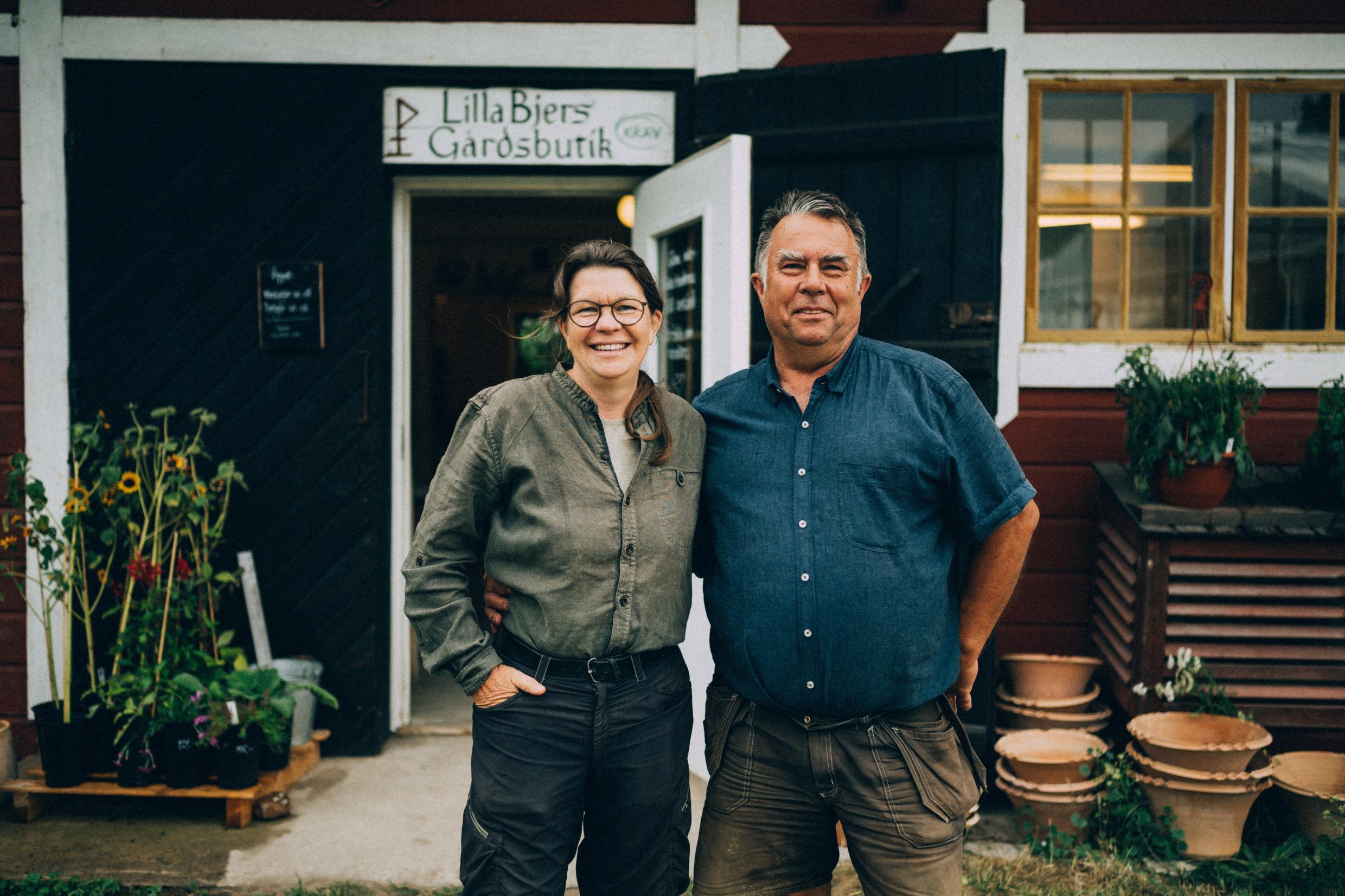Margareta and Göran Hoas at Lilla Bjers