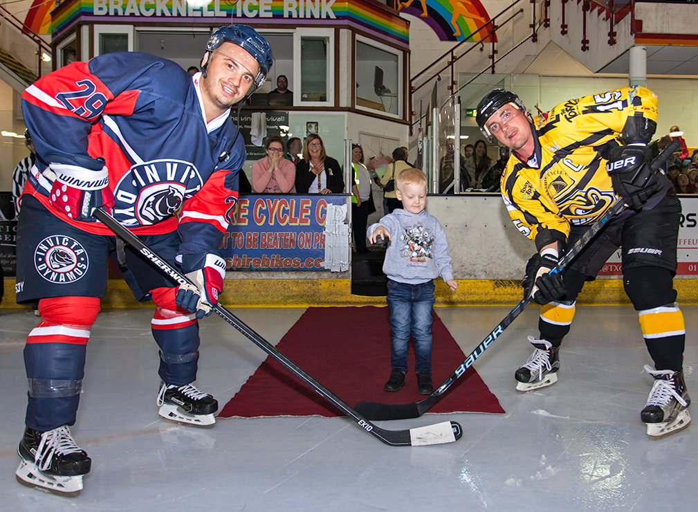 Young-Boy-Droping-Ice-Hockey-Puck-Bracknell-Bees