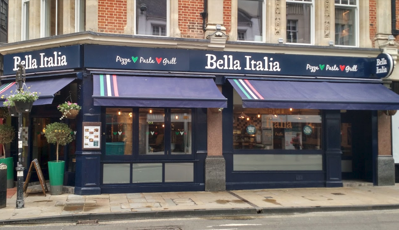 bella italia just eat