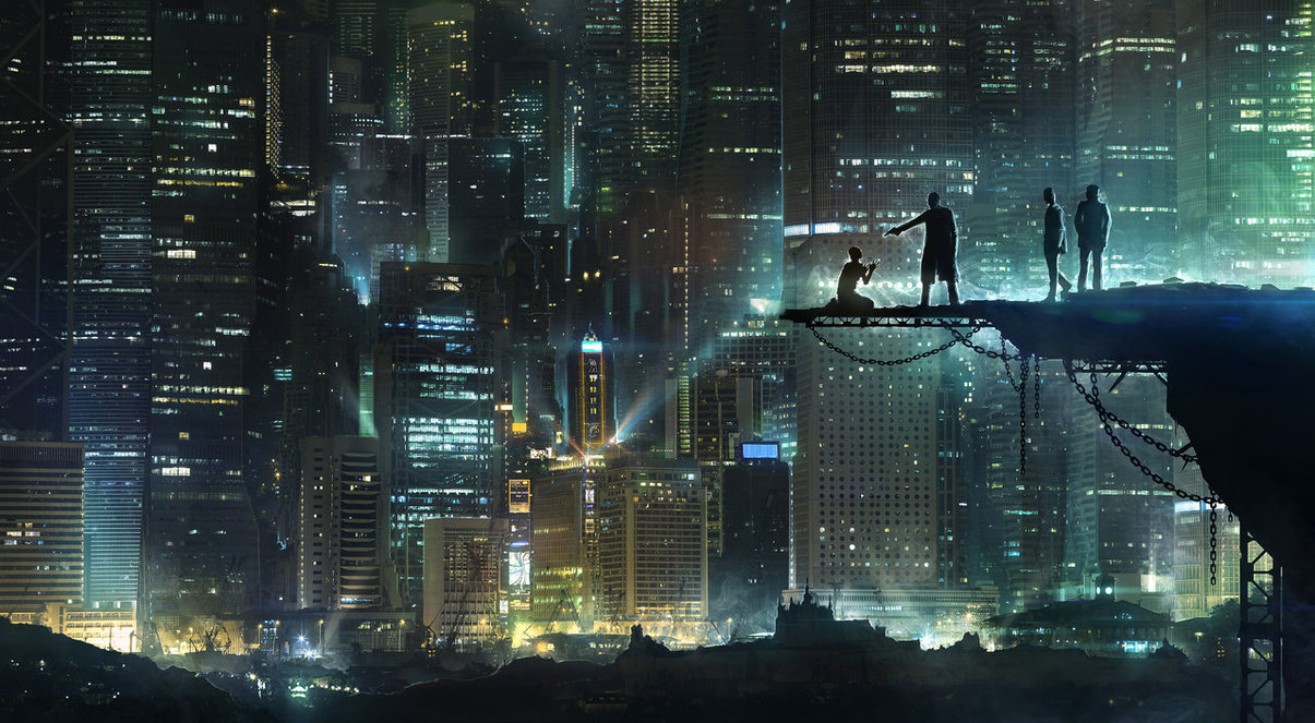 Cyberpunk and post-apocalyptic art of Jonas De Ro