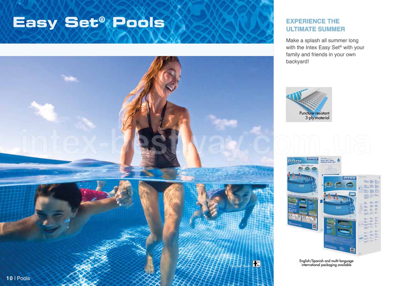 Надувные бассейны Intex Easy Set Pools