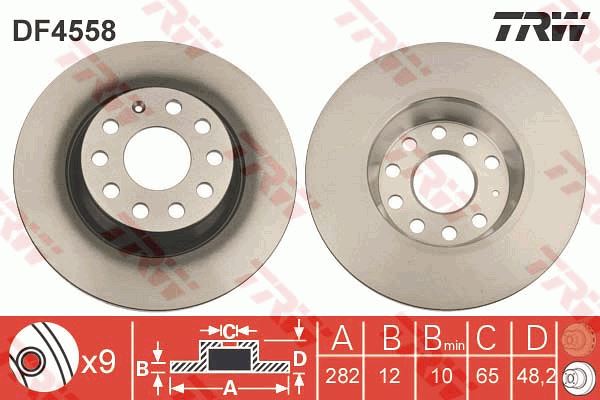 Plaquette De Frein Arrière Pour VW Touran 2.0 TDI 136ch - Référence 1K0 698 451, Marque ALPHA BRAKE