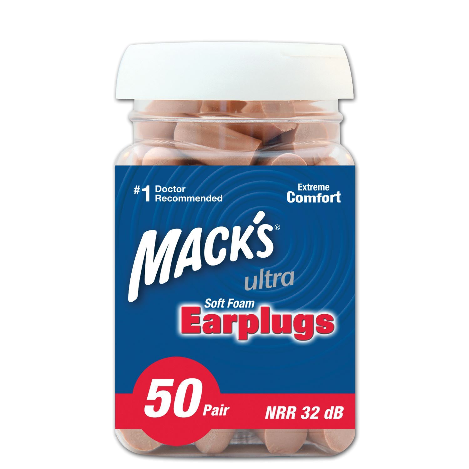 Macks Ultra Ear plugs Soft Foam Comfort Earplugs Noise Blocker Sleep