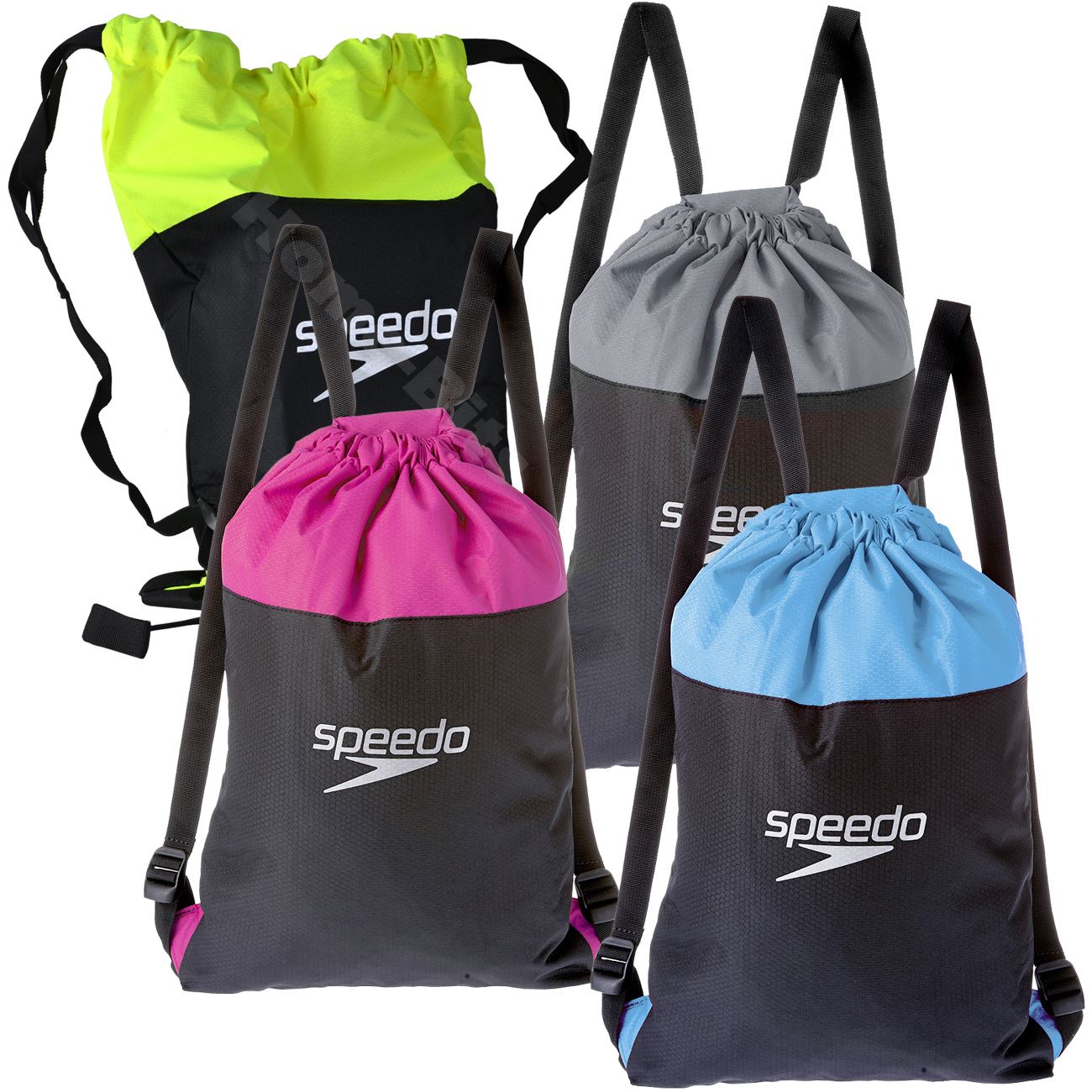 Speedo Swimming Swim Pool Bag 15 Litre Water Resistant Rucksack Holdall