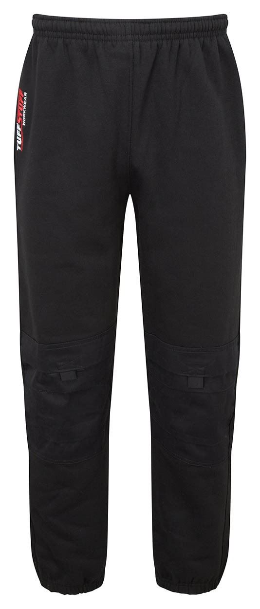 Mens Tuffstuff Comfort Work Jogging Bottoms Pant Joggers Knee Pad