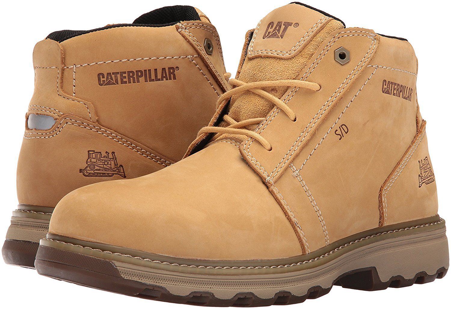 Mens Caterpillar Parker Chukka Safety Steel Toe Midsole Work Boots