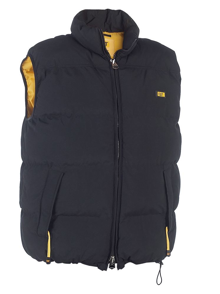 Mens CAT Caterpillar Vest Bodywarmer Water Resistant Insulated Gil C430