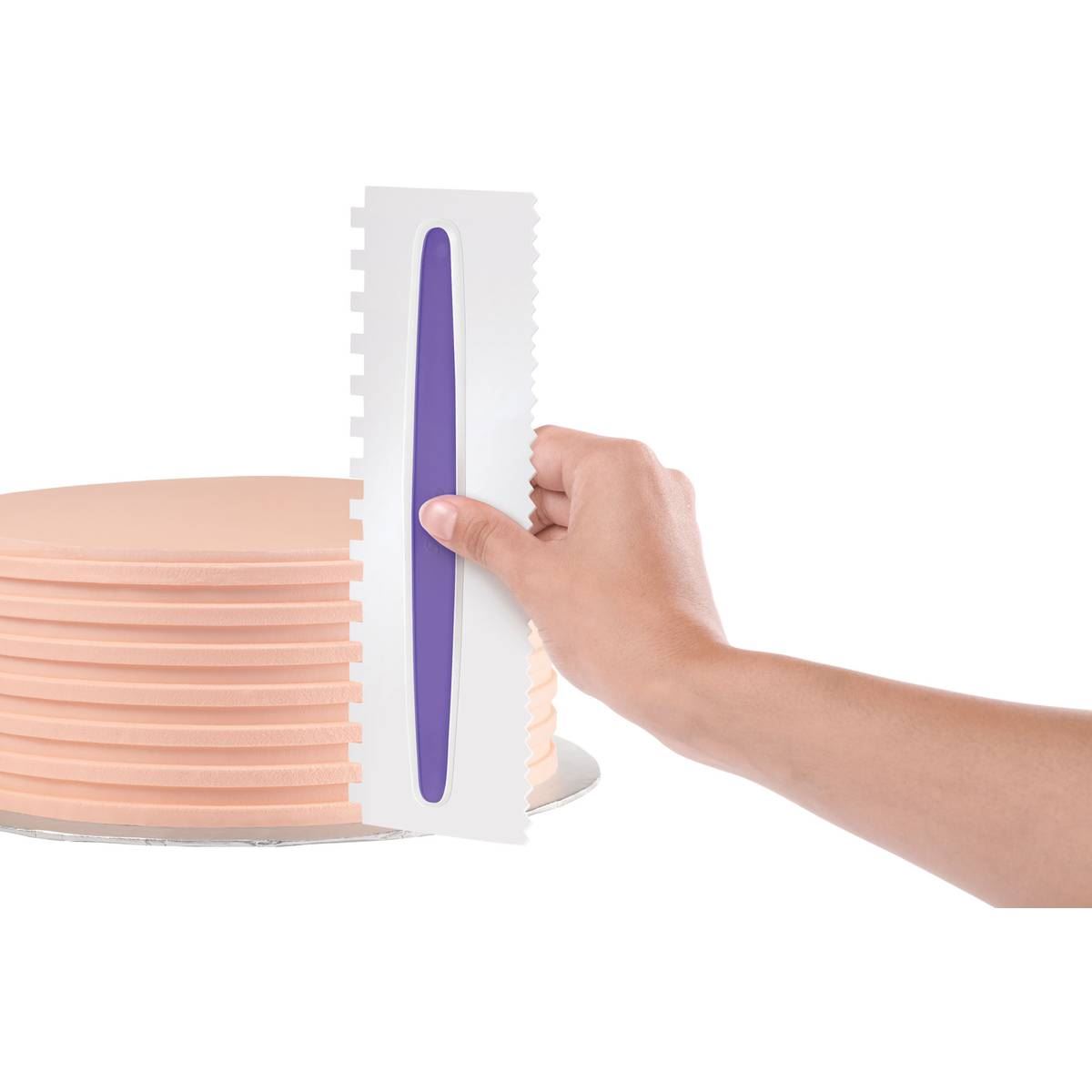 Wilton 417-7551 2 1/4" Plastic Decorating And Icing Comb Set - 4/Pack
