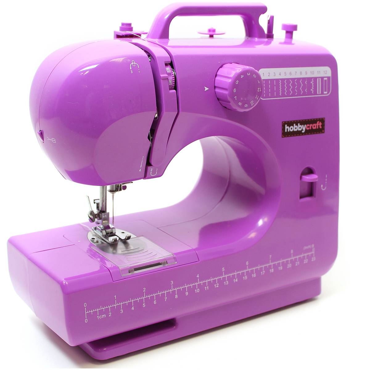 Hobbycraft Purple Midi Sewing Machine Stitching Food Pedal Adjustable