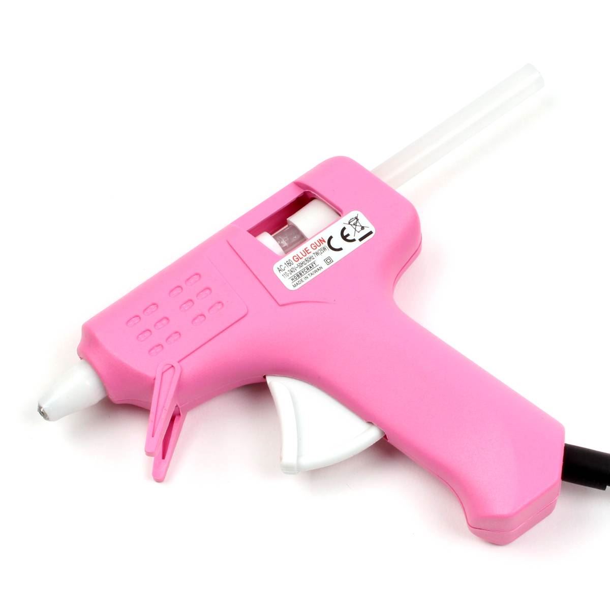 Hobbycraft Pink Hot Melt Mini Glue Gun Adhesive Sticks Small Electric