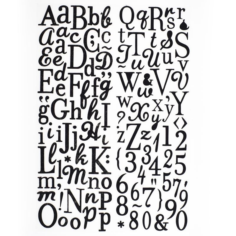 Hobbycraft Felt Alphabet Stickers Different Colours Adhesive Letters