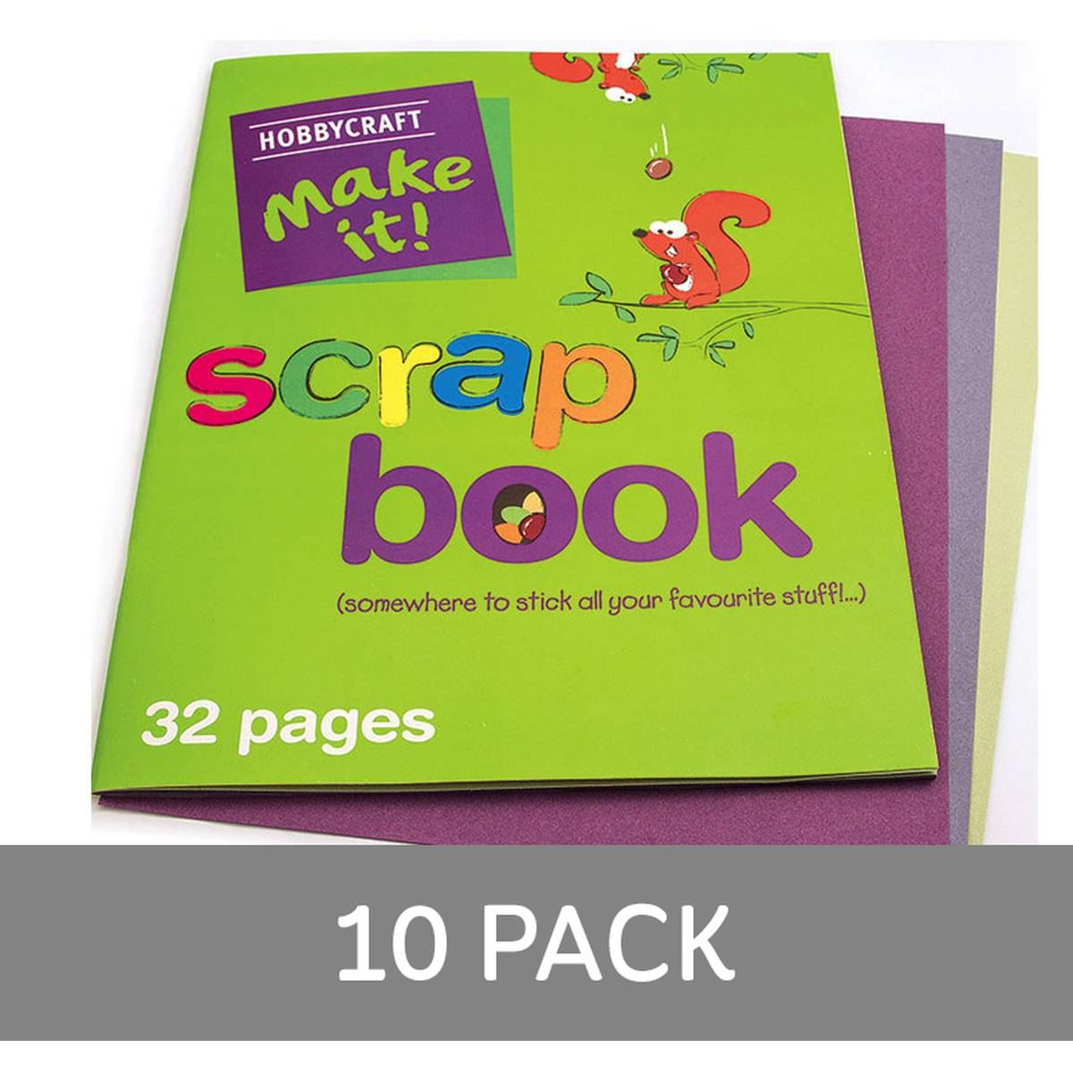 Hobbycraft A3 Coloured Scrapbook 10 Pack Bundle Photo Memories Album