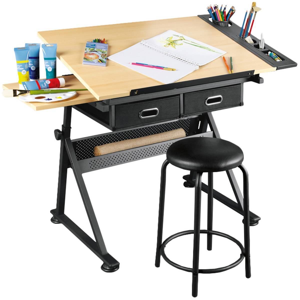 Artist's Loft Craft Creative Centre Art Desk Drawing Board Storage