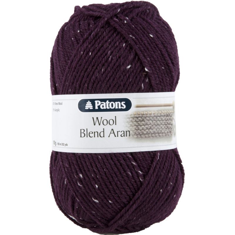 Patons Wool Blend Aran Different Colours Soft Yarn 3 Ply Ball Knitting 100g