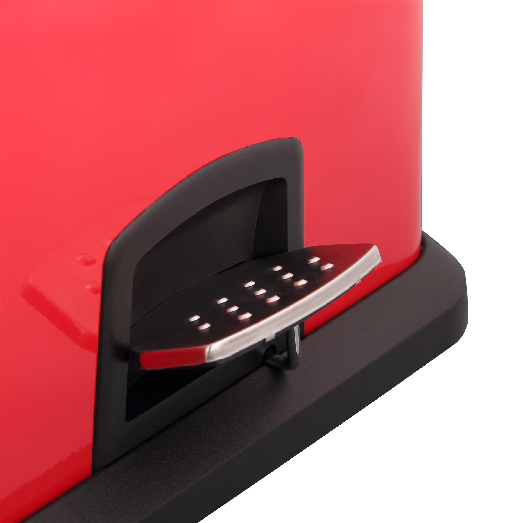 60L Dual Compartment Kitchen Rubbish Bin with Foot Pedal for Waste