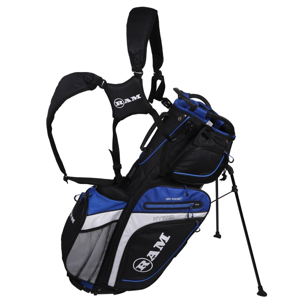 Ram Golf Hybrid Stand / Trolley Golf Bag with 14 Way Divider - Picture 7 of 13