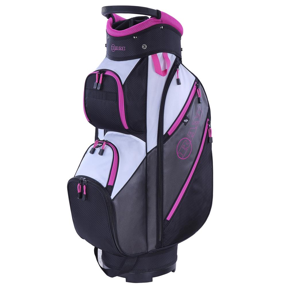 Lightweight Ladies Cart Bag With 14 Way Dividers Top