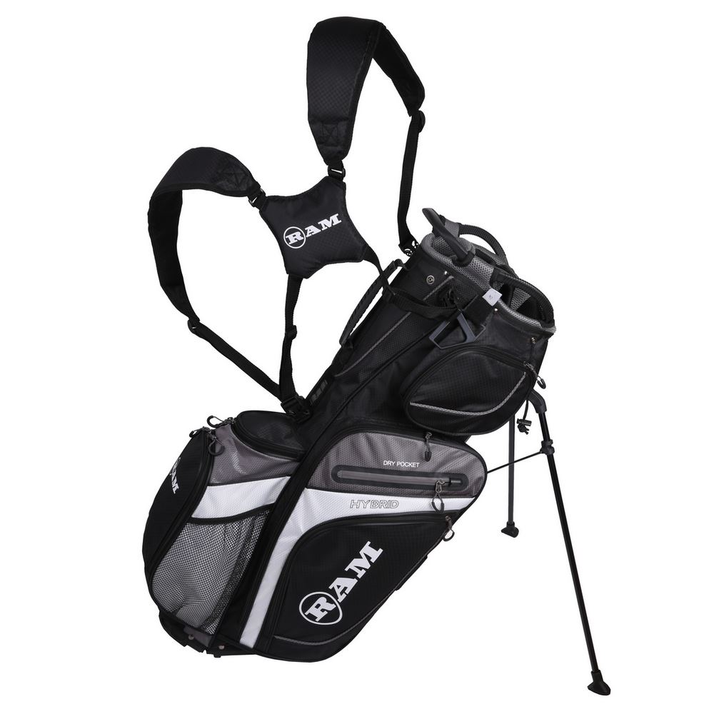 Ram Golf Hybrid Stand / Trolley Golf Bag with 14 Way Divider - Picture 8 of 13