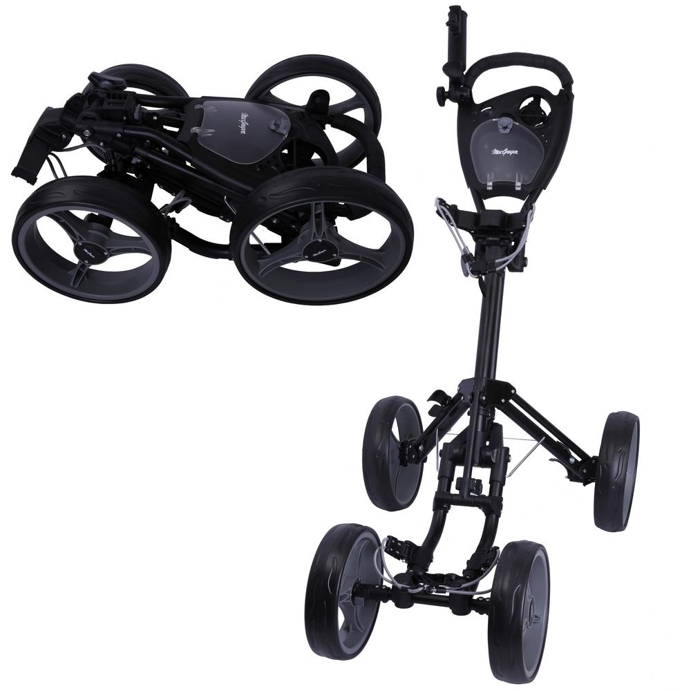 MacGregor Response Deluxe 4-Wheel Foldable Lightweight Golf Push Cart