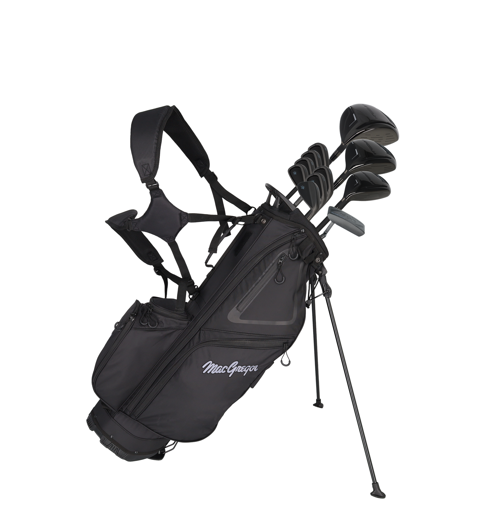 MacGregor MacBLK Mens Right Hand Full Golf Club Package Set | eBay
