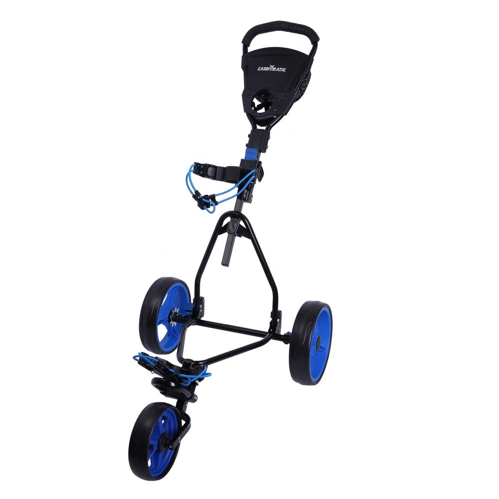 OPEN BOX Caddymatic Junior Golf Cart - 3 Wheel Folding Cart for Kids - Picture 2 of 5