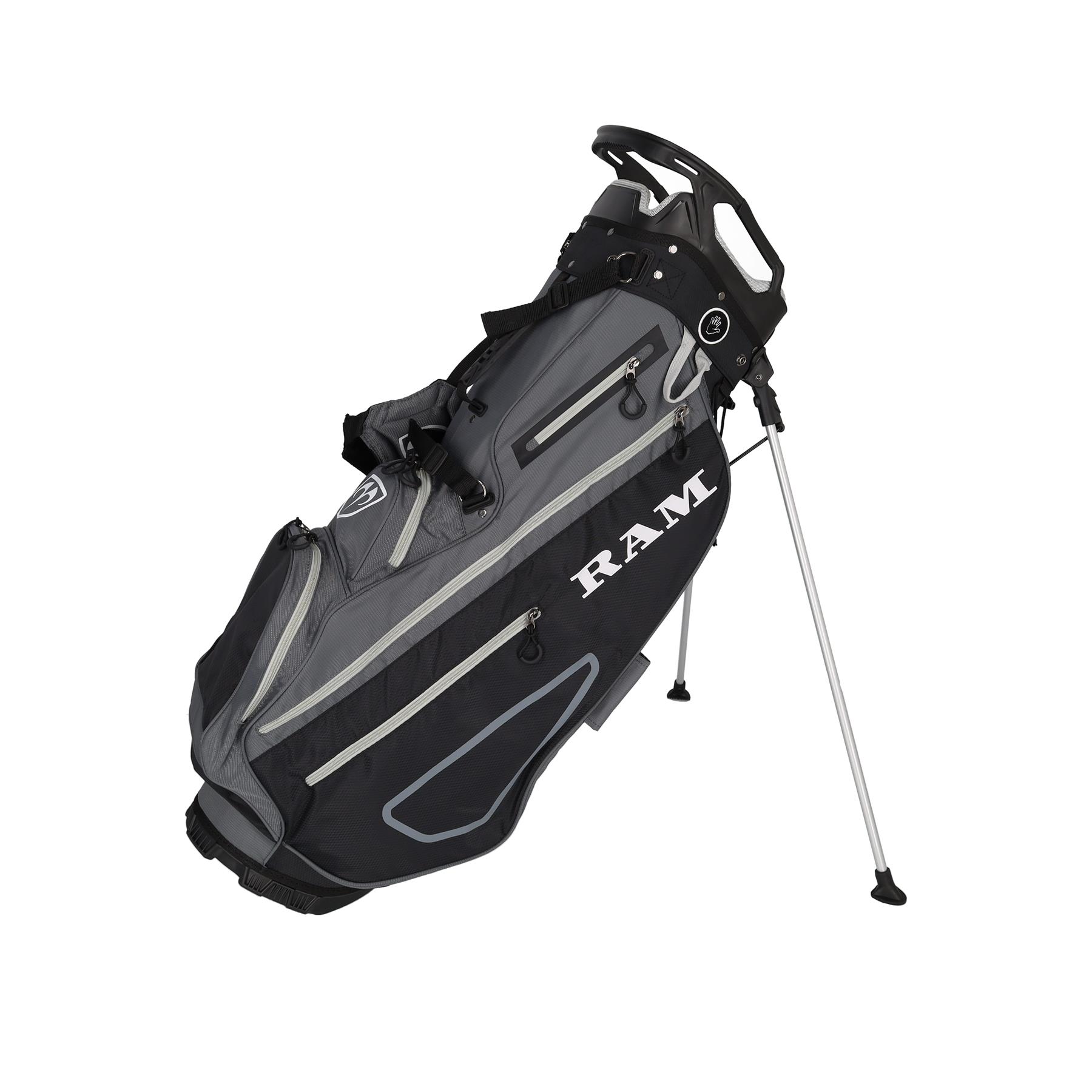 9" Lightweight Stand Bag - 5-way Divider, Dual Straps, 6 Poc