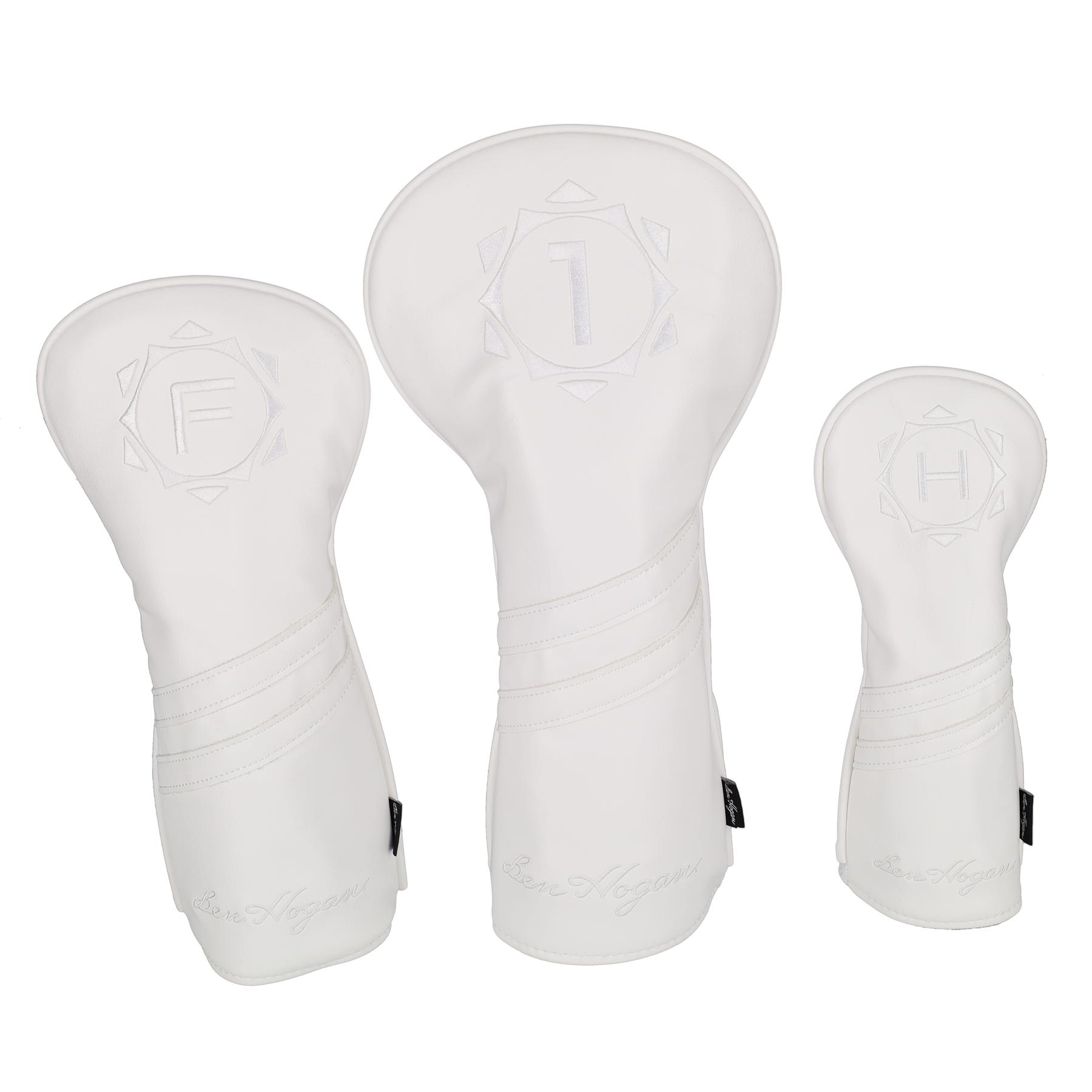 Ben Hogan Premium Headcovers, All White
