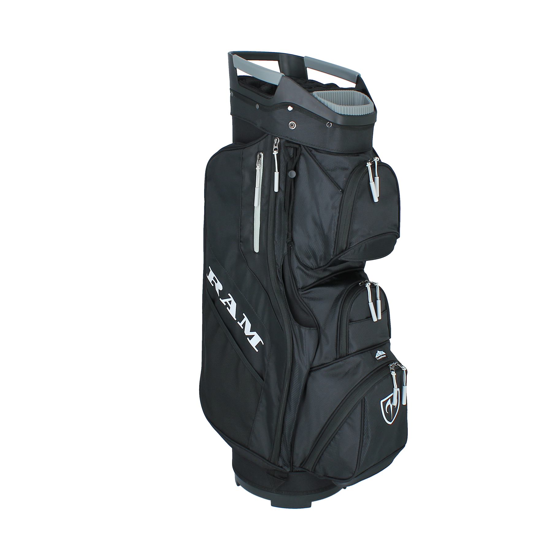 Ram Golf Deluxe Cart Bag with 14 Full Length Dividers and Putter Hole