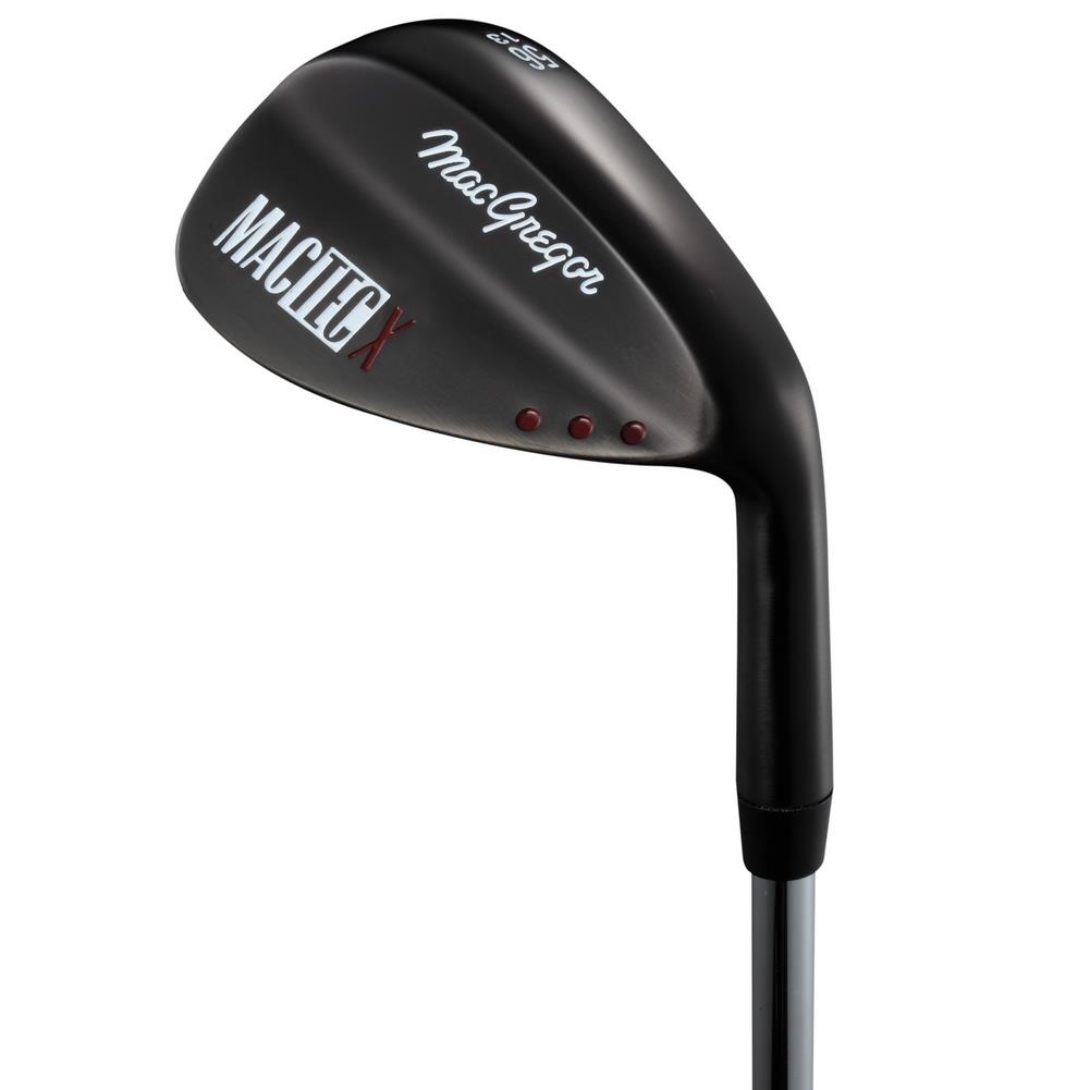 MacGregor Golf MacTec X 52°, 56°, 60° Wedge, Black, Mens Right Hand