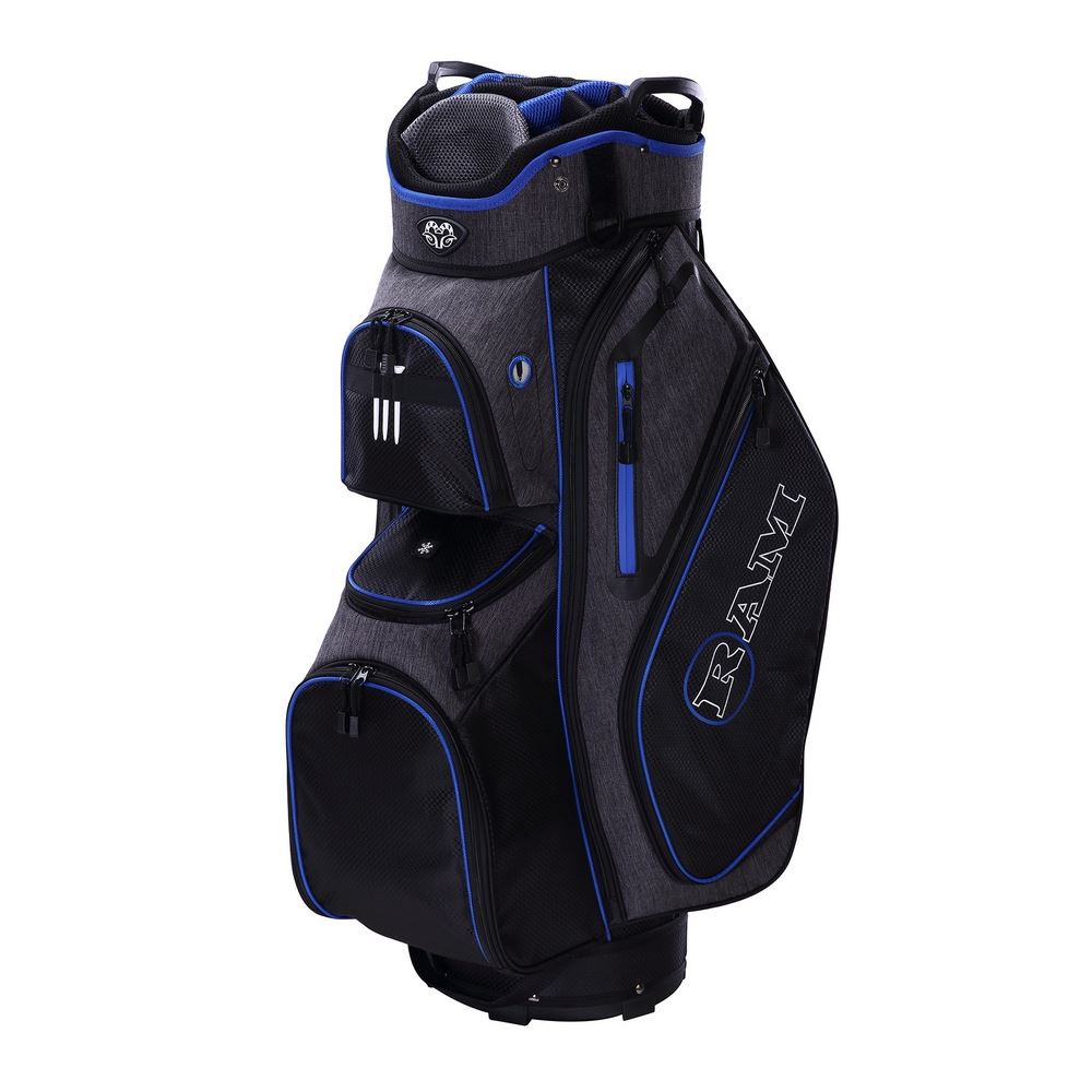 Tour Cart Bag With 14 Way Dividers Top, Oversized Putter Wel