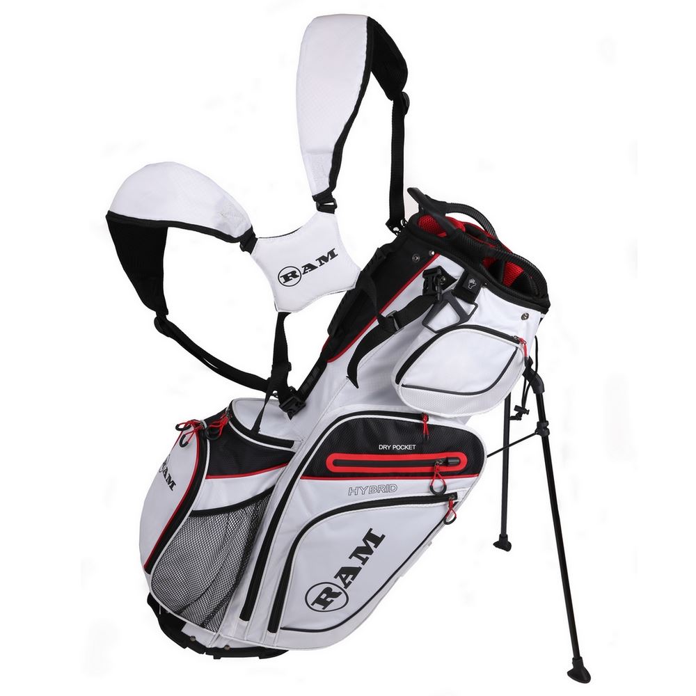 Ram Golf Hybrid Stand / Trolley Golf Bag with 14 Way Divider - Picture 13 of 13