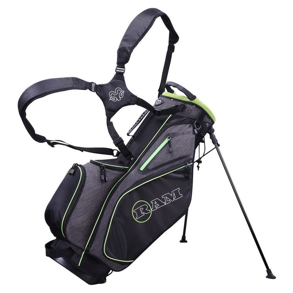 Ram Golf Premium Tour Lightweight 6-Way Golf Stand/Carry Bag
