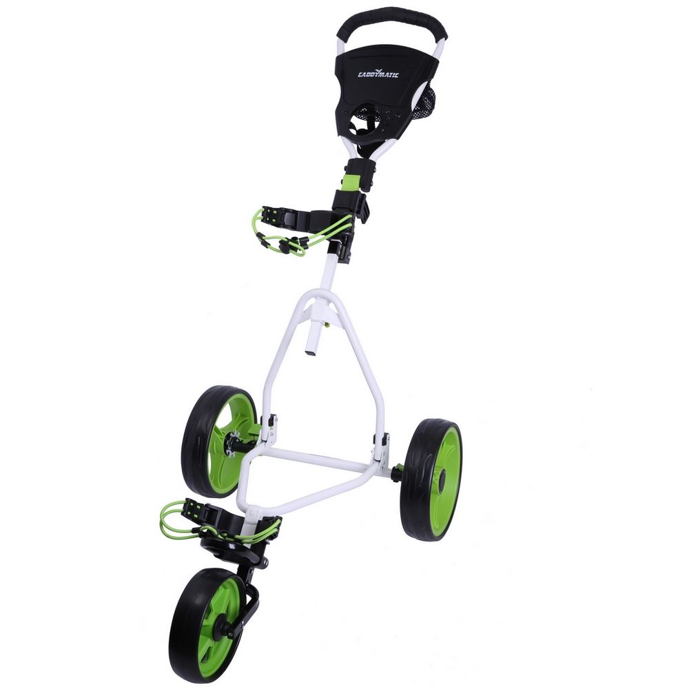 OPEN BOX Caddymatic Junior Golf Cart - 3 Wheel Folding Cart for Kids - Picture 5 of 5