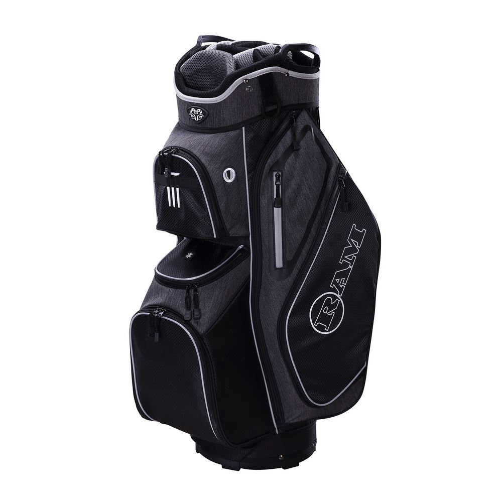 Tour Cart Bag With 14 Way Dividers Top, Oversized Putter Wel