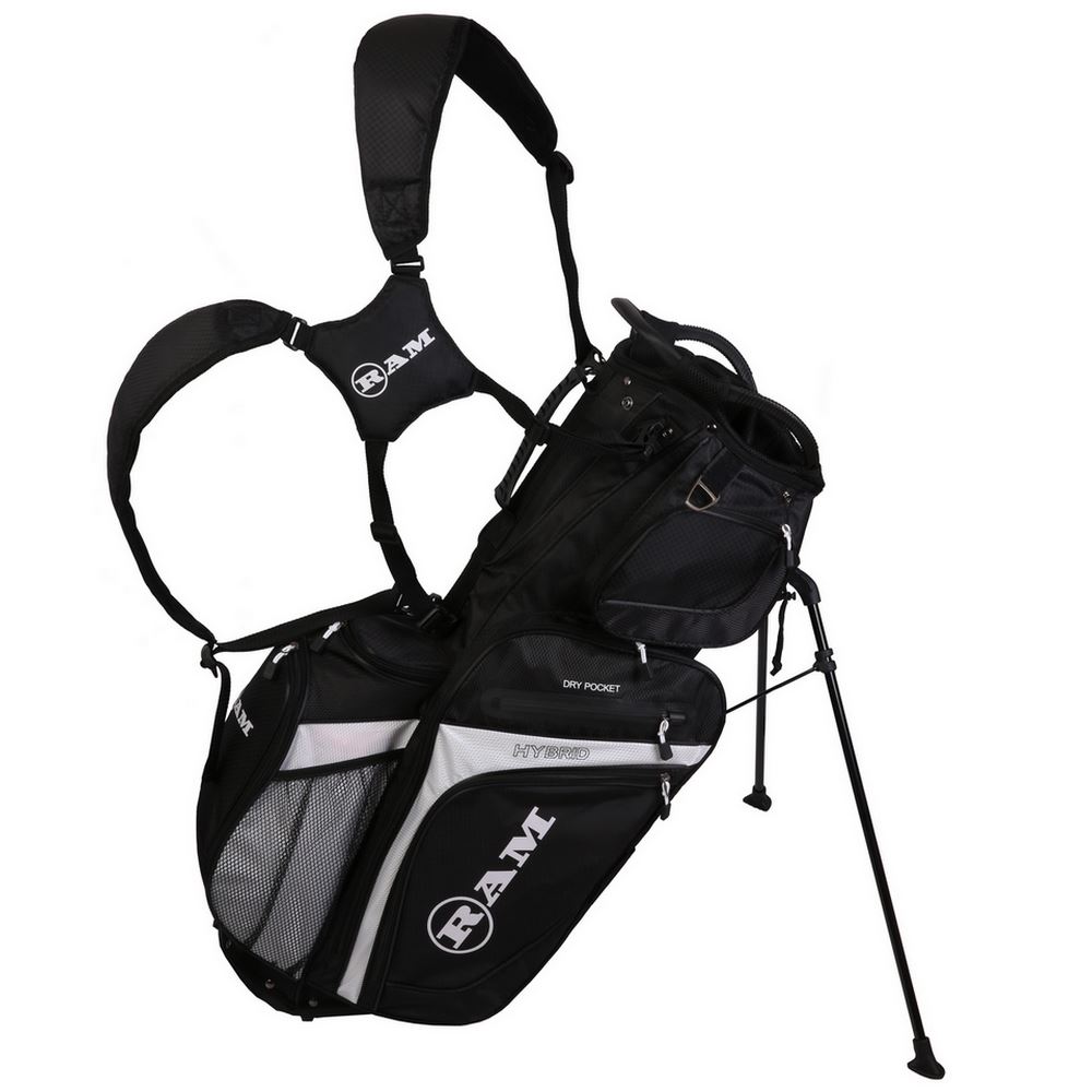 Ram Golf Hybrid Stand / Trolley Golf Bag with 14 Way Divider - Picture 6 of 13