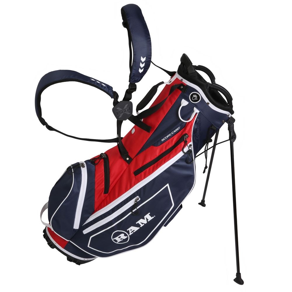 Stand Carry Bag, 5-way Divider, W/ Dual Straps, Rainhood