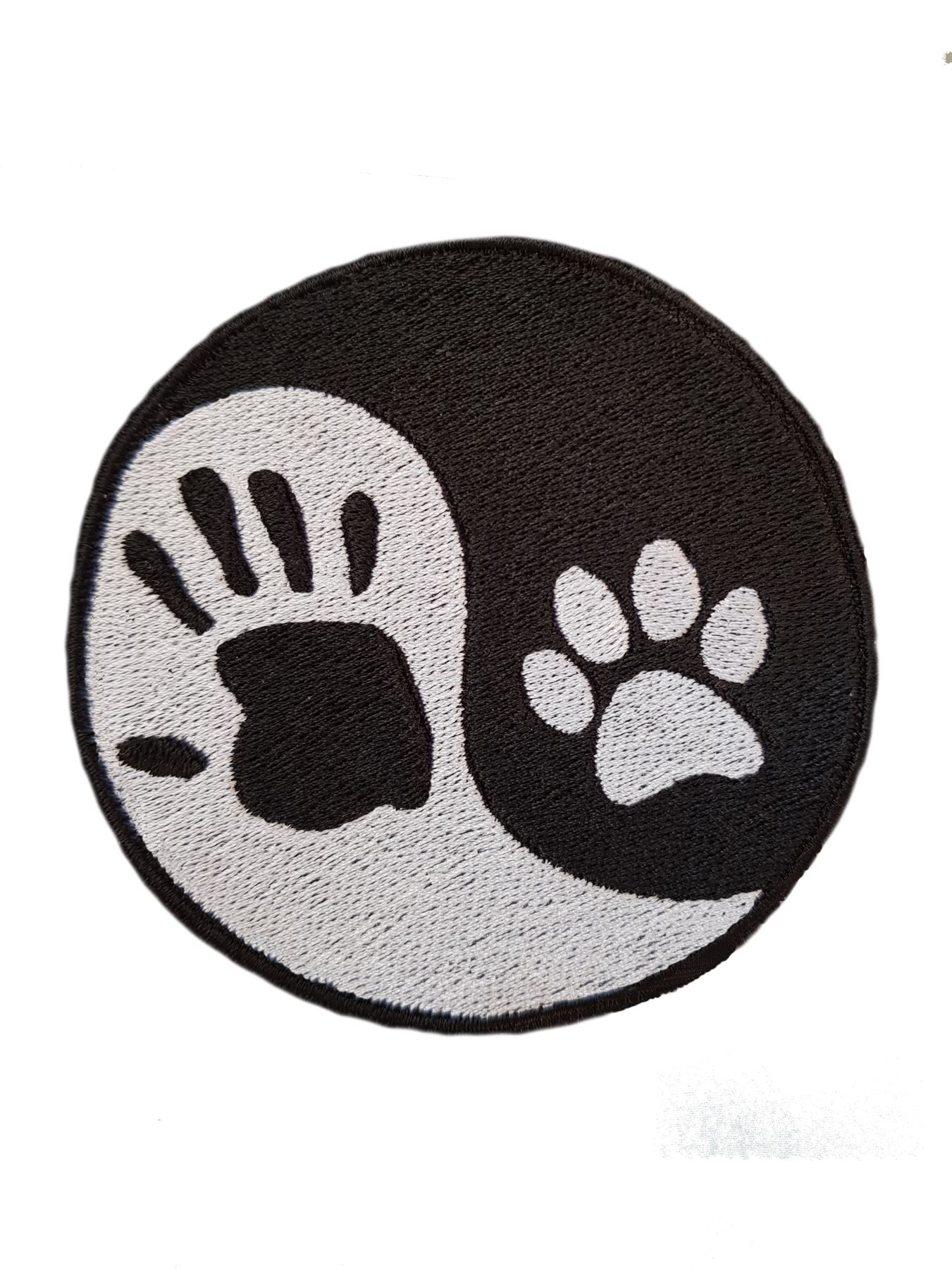 Yin Yang Heat Activator On Patch Sew On Embroidered Patch T shirt Patch
