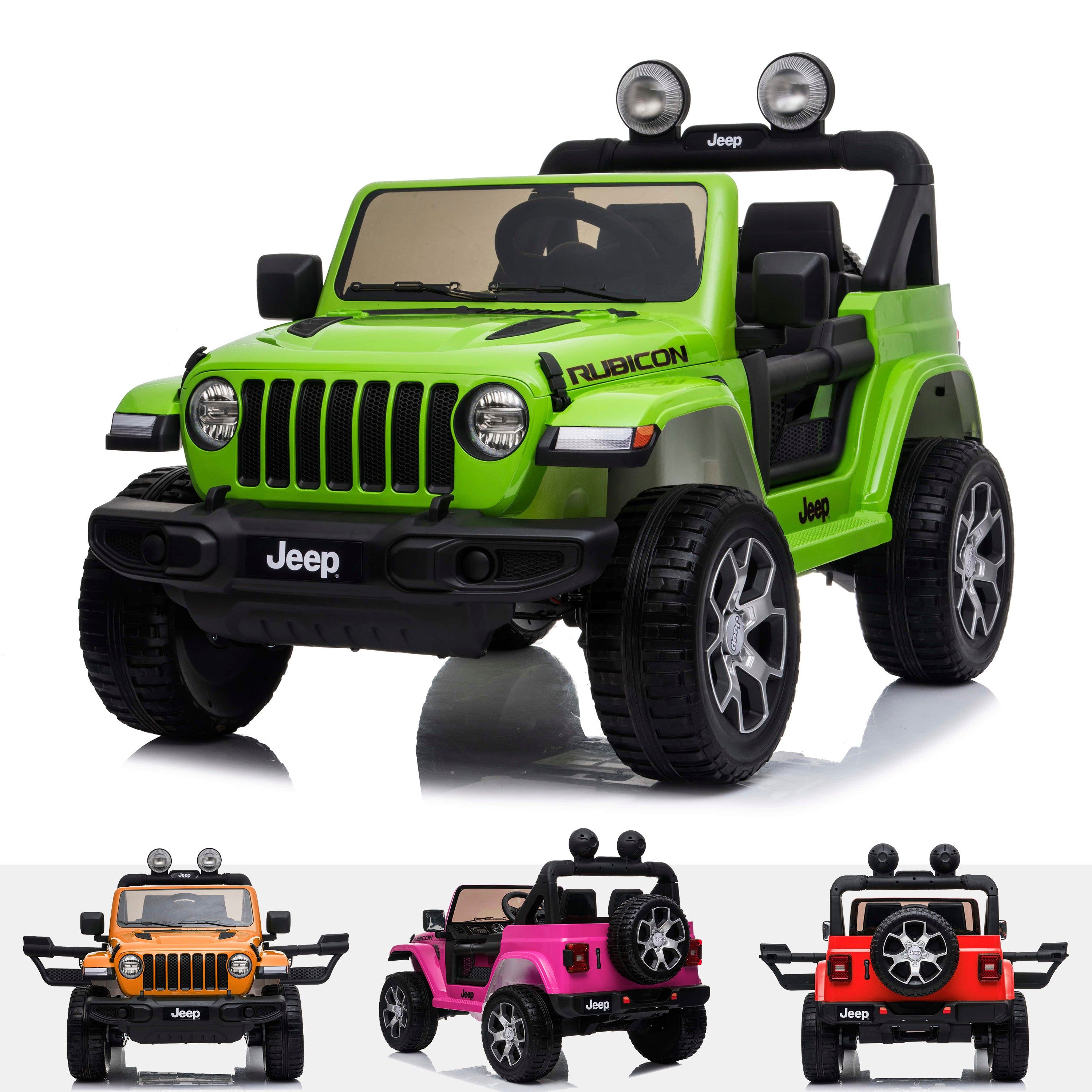 Jeep Wrangler Rubicon 12V Battery Electric Ride On Car