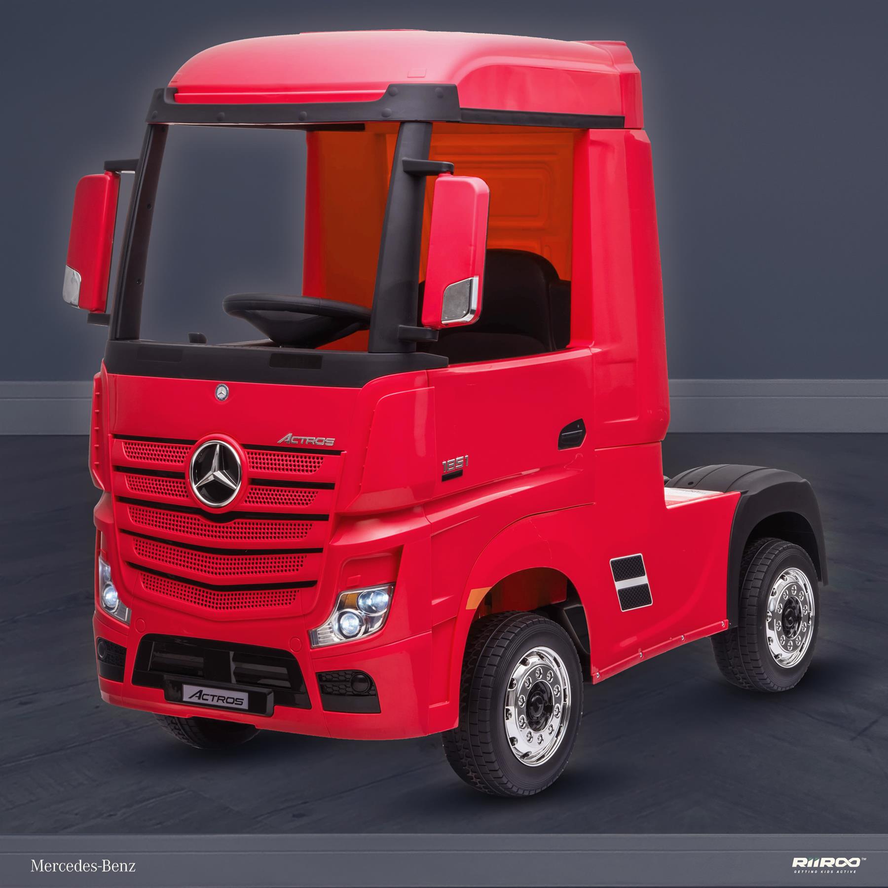 Mercedes-Benz Actros Licensed Ride On Car With 4WD Truck Electric Battery Power - Picture 33 of 51