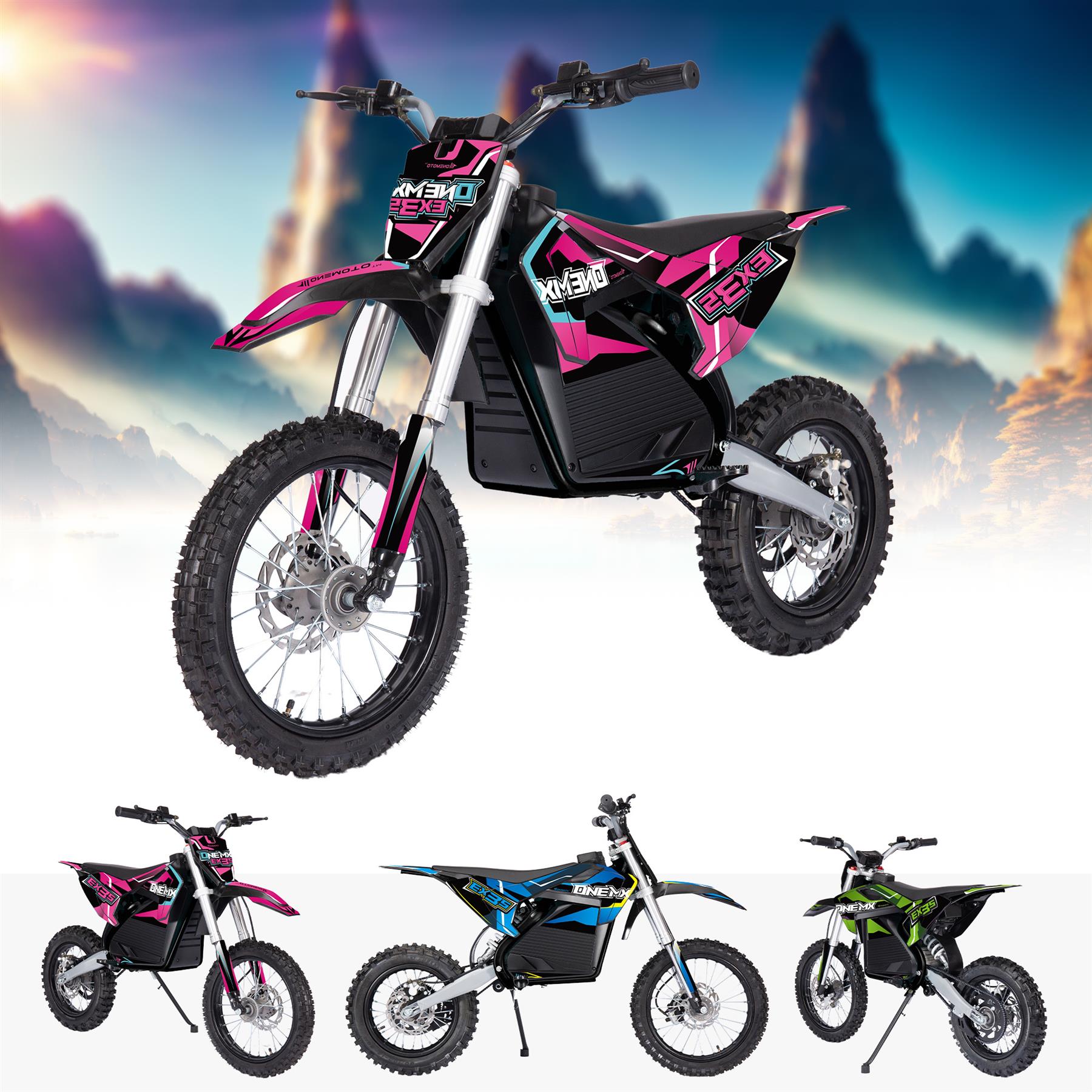 OneMoto OneMX EX3S Electric Dirt Bike - Off-Road Adventures - 48V