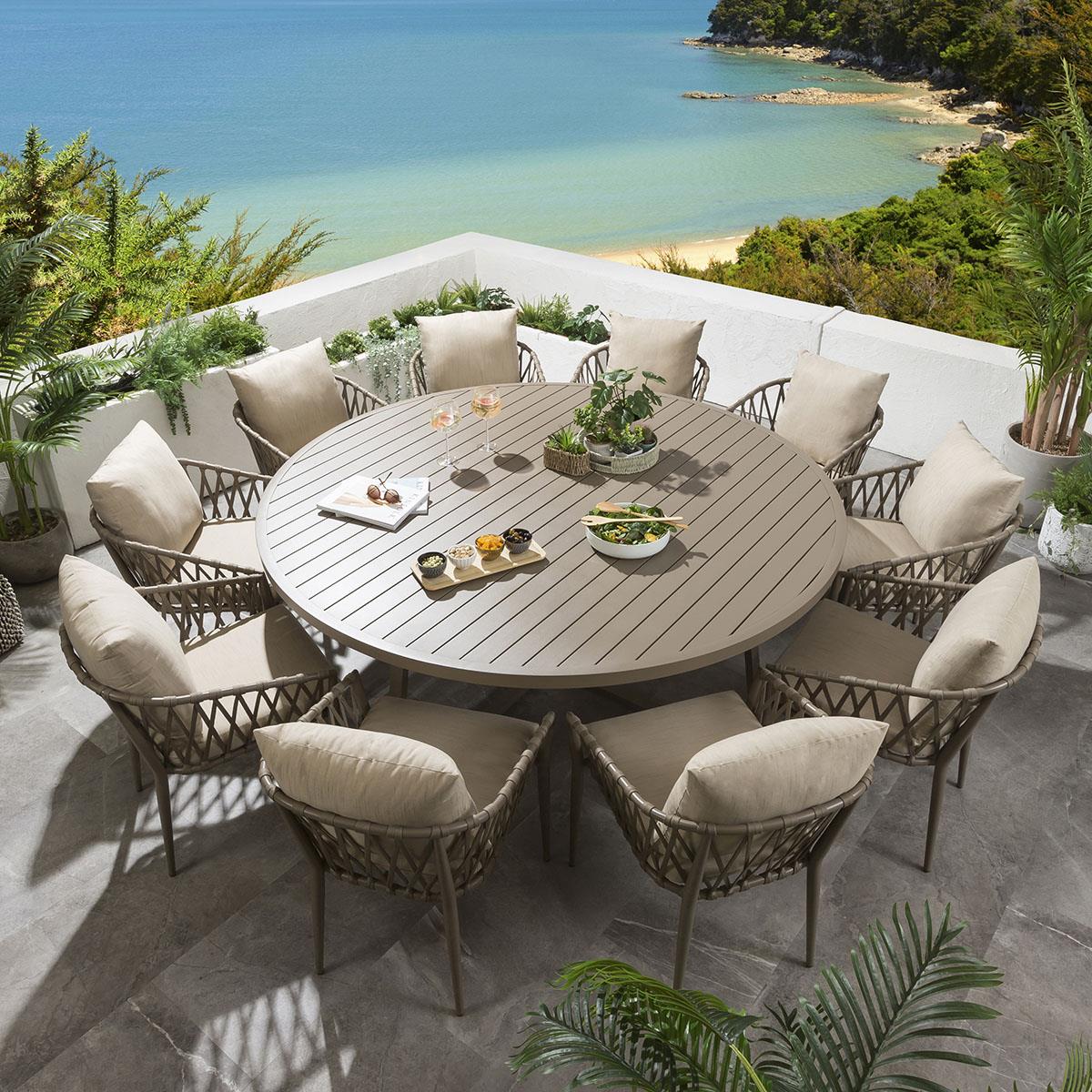 Beige Outdoor Dining Table: Stylish Comfort for Your Patio 1 Beige Outdoor Dining Table: Stylish Comfort for Your Patio